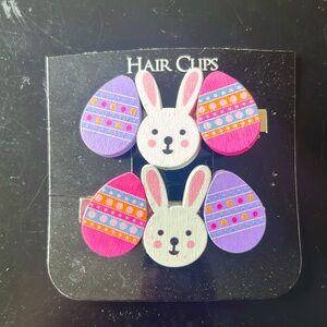 Wooden Bunny Clips